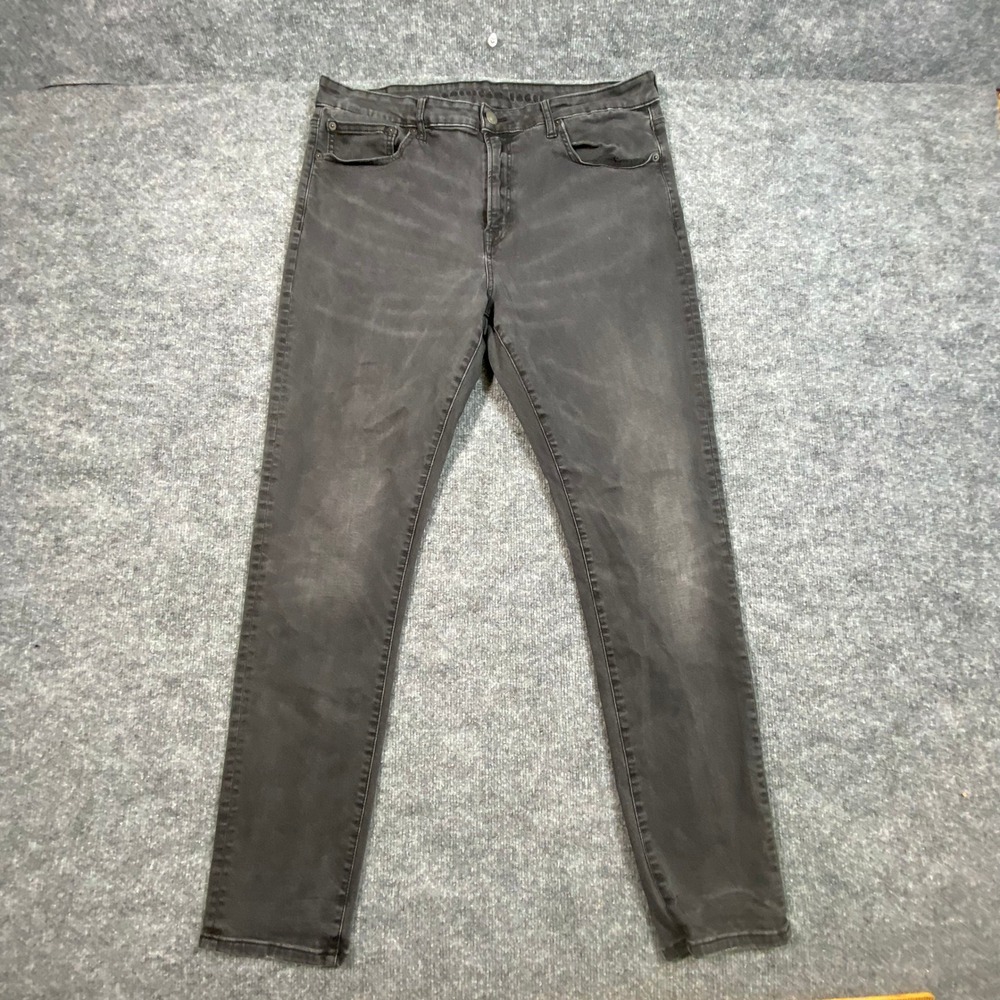 American Eagle Mens Original Taper Next Level Flex Jeans Black 36x36 (36x32)